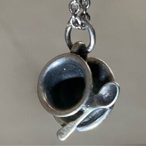 James Avery Retired Teacup with Spoon and Saucer